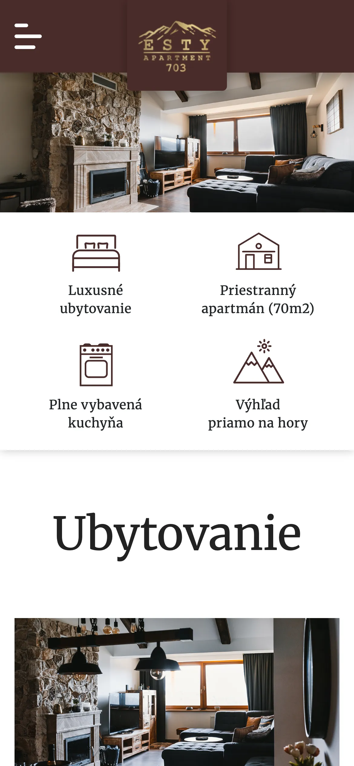 Apartmán Donovaly on a phone