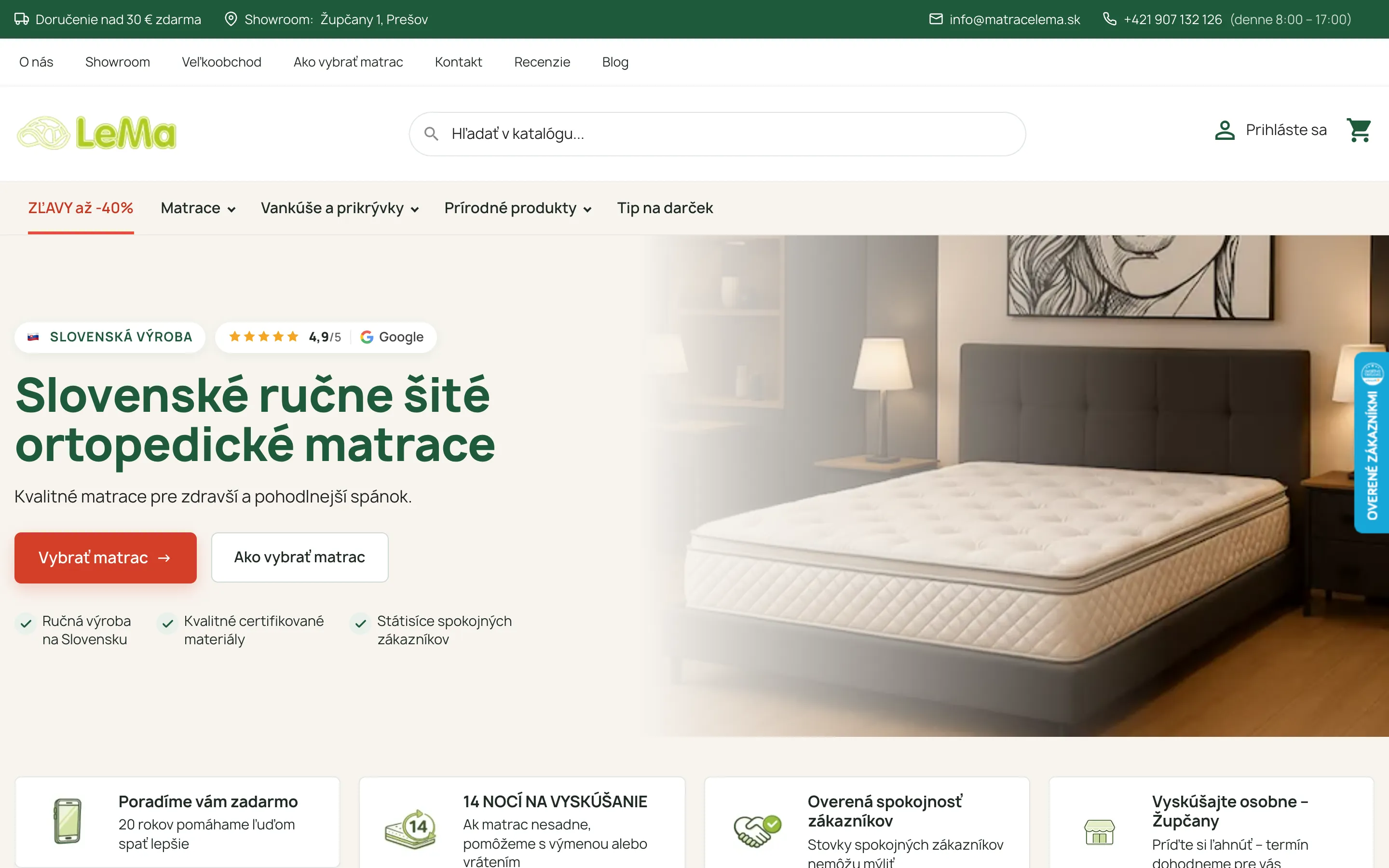 Matrace Lema: screenshot